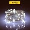 Extra-Long 200 LED Fairy Lights — Silver Copper Wire, 64ft, Plug-In, Bendable